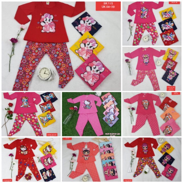 SETELAN FASHION ANAK 2-7 THN CP/PP MOTIF RANDOM