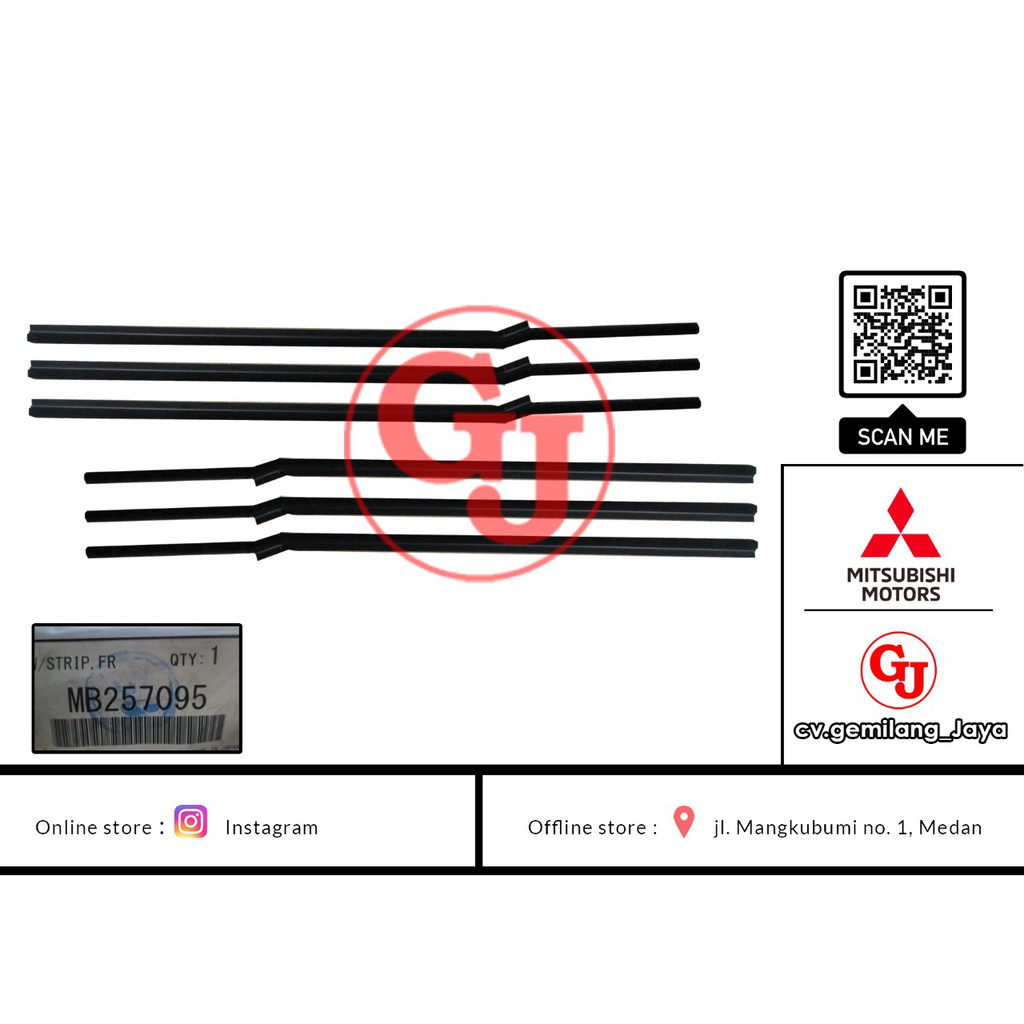 Pelipit Kaca dalam kanan L300 KTB MB257096