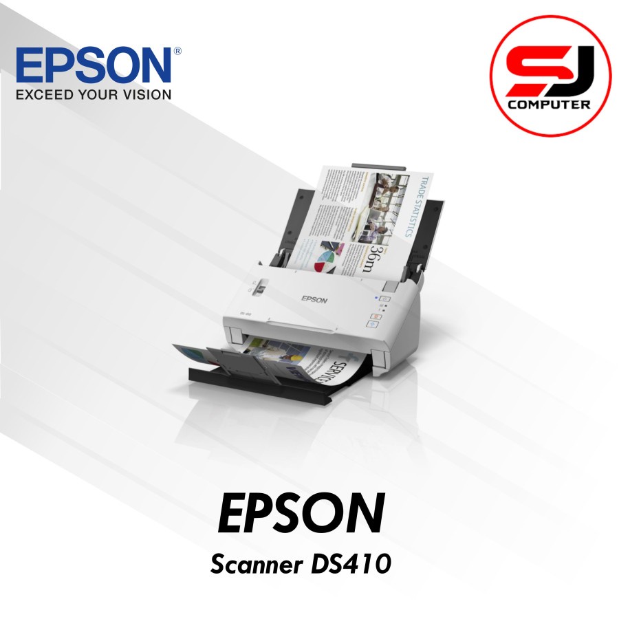 Scanner EPSON DS 410 A4 Duplex Sheetfed Document 300DPI EPSON DS410