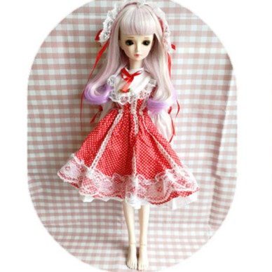 Baju Boneka Dollfie Dream DD / BJD / Smart Doll Ukuran 1/3 / Baju Ball Jointed Doll Import Lucu