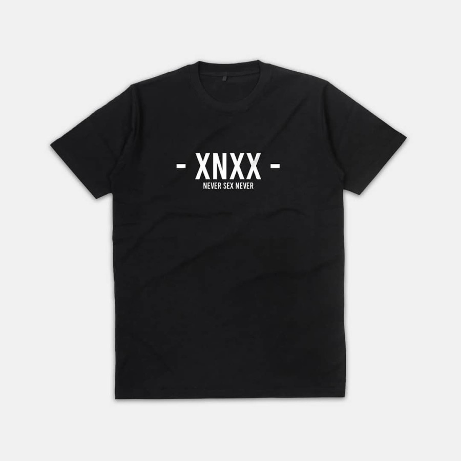 KAOS BAJU PRIA WANITA XNXX NEVER SEX NEVER / COMBED 30S / DISTRO / COD