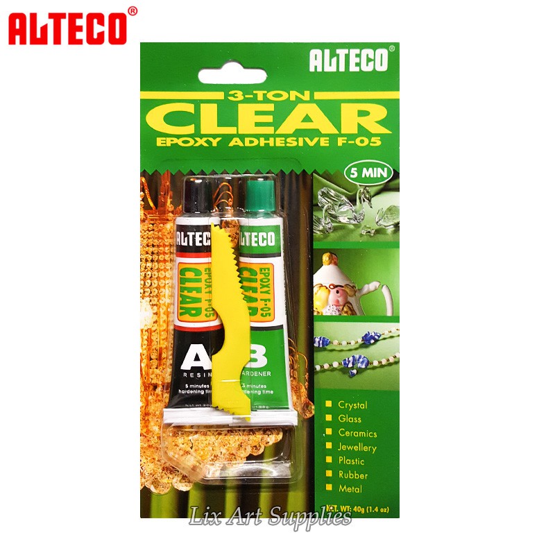 

Lem Alteco 3 Ton Clear Epoxy Adhesive F-05 - 40 gr