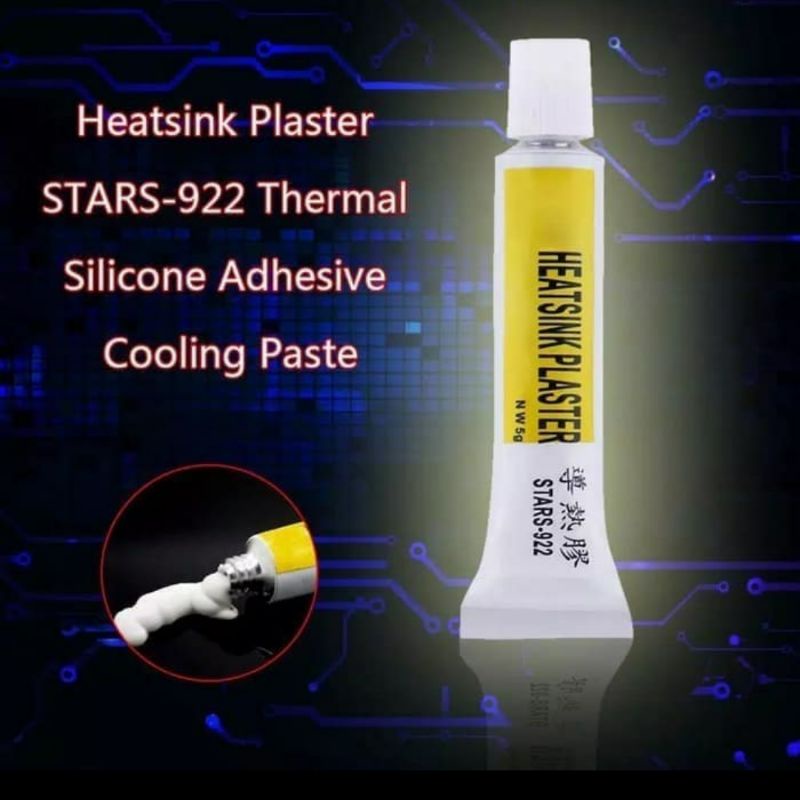 Lem Heatsink Thermal Adhesive Heatsink Plaster 922 Heatsink Plester Stars