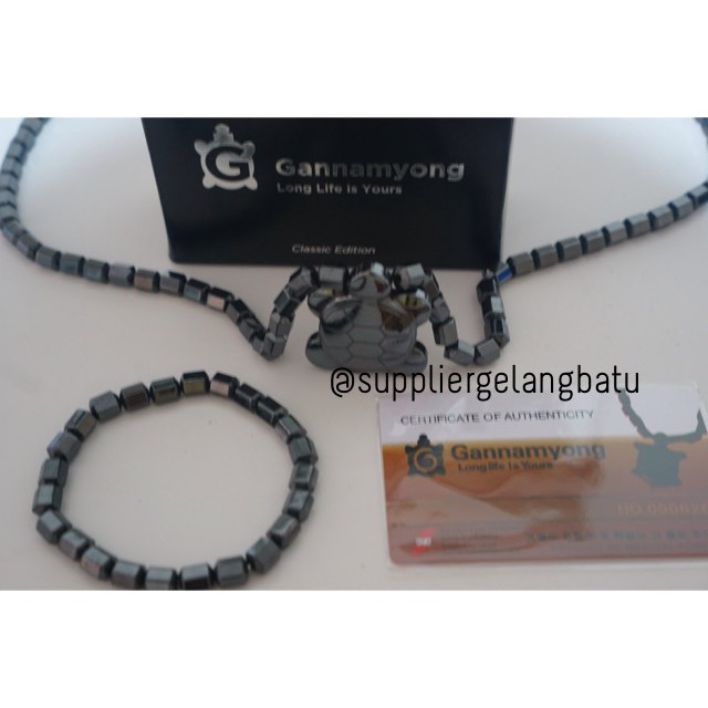 PROMO Kalung magnetic KURA KURA GANNAMYONG bersertifikat ktp TERAPI peredaran darah kado kesehatan