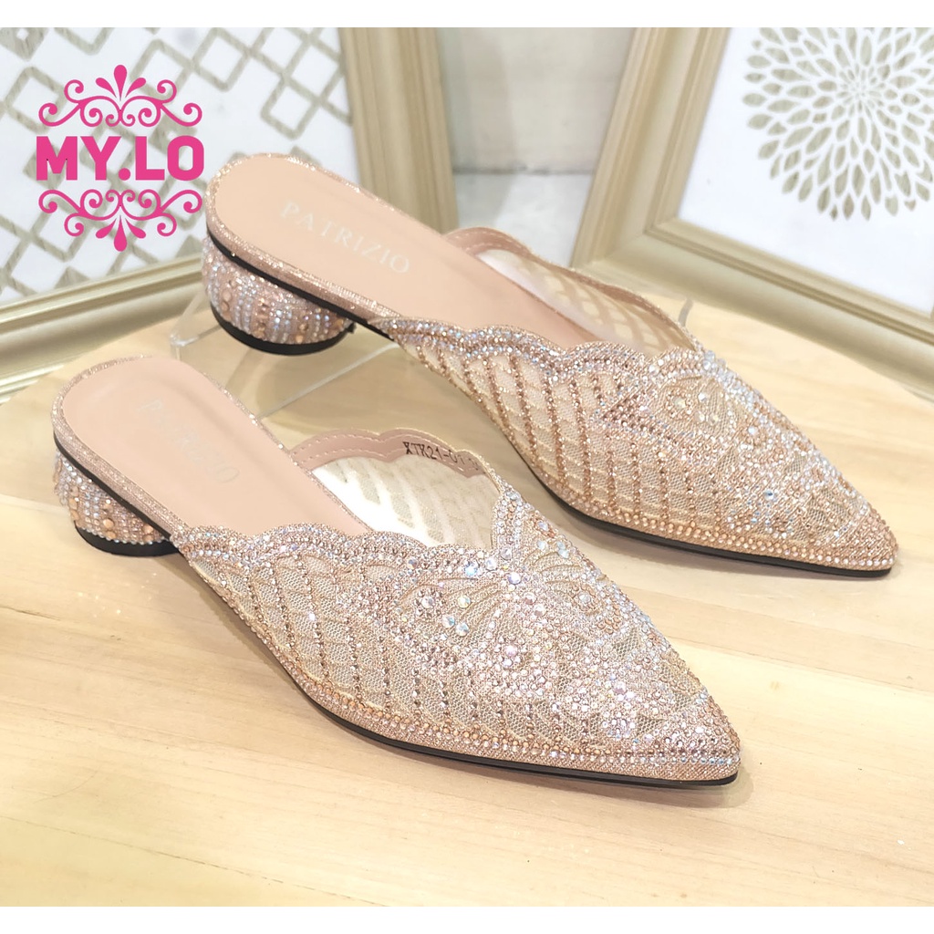 SANDAL WANITA WEDGES BUSTONG SELOP IMPORT BALNANI