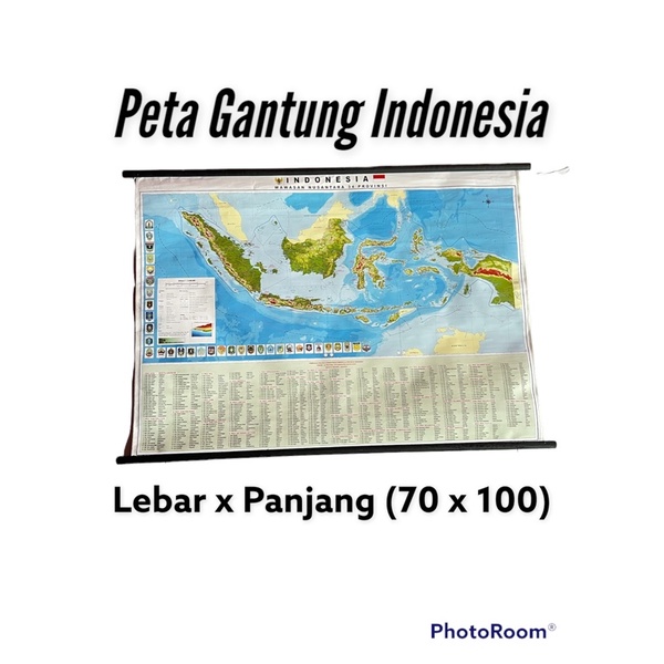 

Peta Indonesia Gantung Ukuran 70x100 (Kecil)