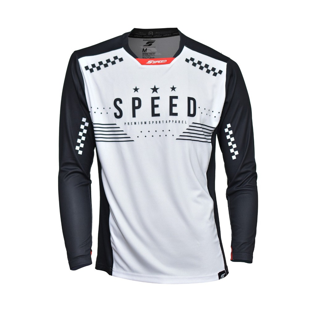 SPEED JERSEY - Baju Jersey Sepeda Downhill, Mtb - Ivory