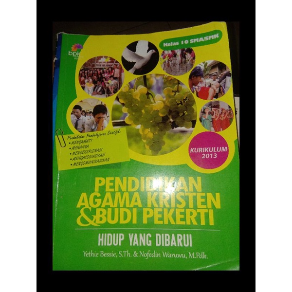 Buku Agama Kristen SMA Kelas 10/X K13