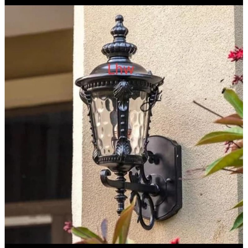 lampu hias dinding-lampu tempel klasik dekorasi teras