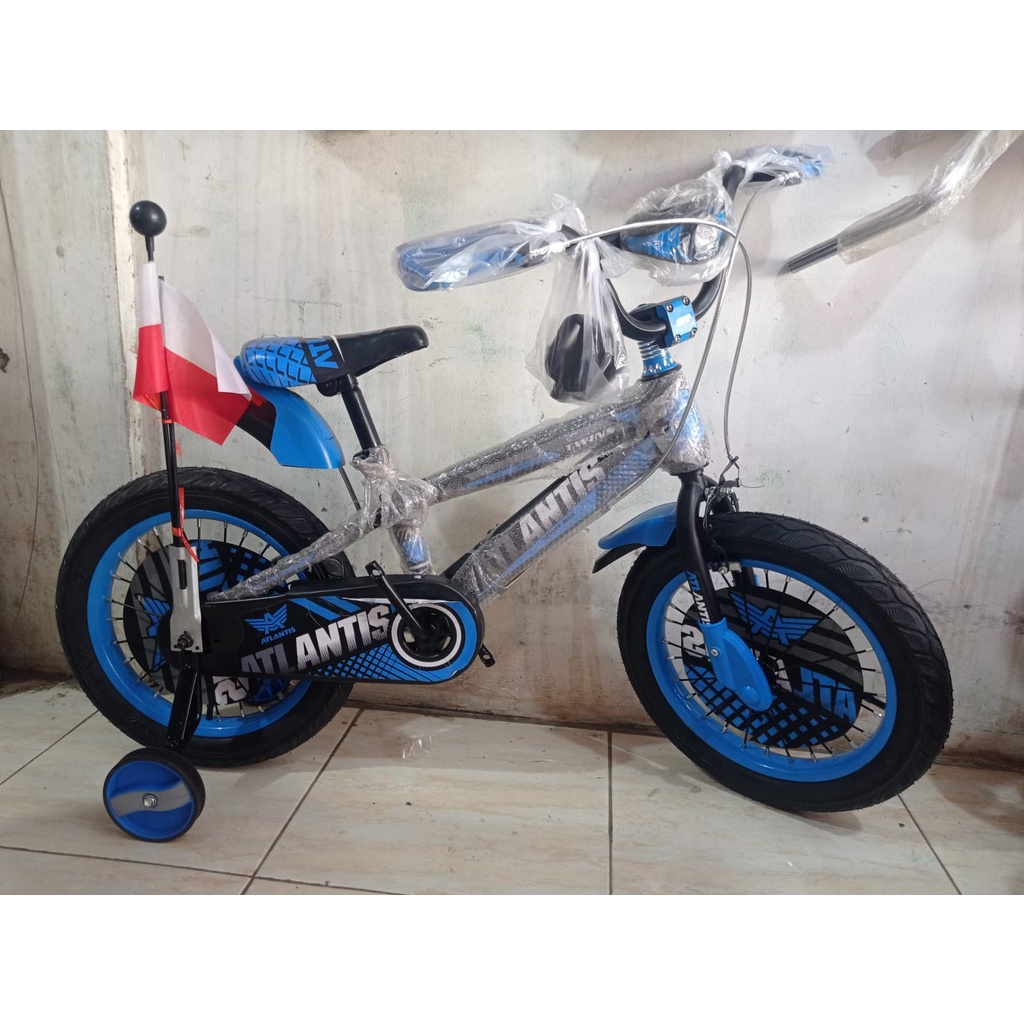 SEPEDA ANAK ATLANTIS TWINS UKURAN 16 BAN JUMBOO 3.0