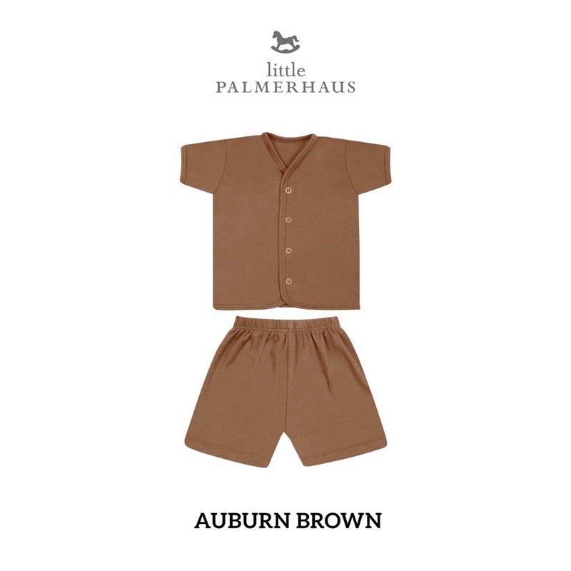 Palmerhaus Button Tee set Short Sleeve - Setelan Pendek Anak