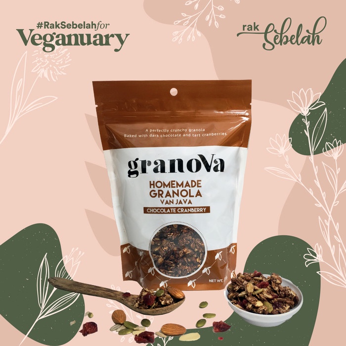 

Jual Granola Granova 350Gr - Untuk Sereal / Sarapan - Choco Cranberry