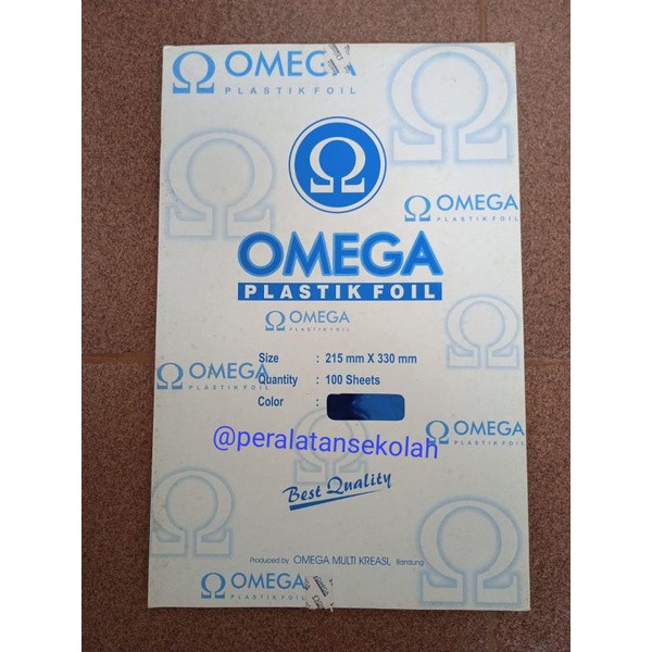 

Plastik Foil Omega Warna Biru