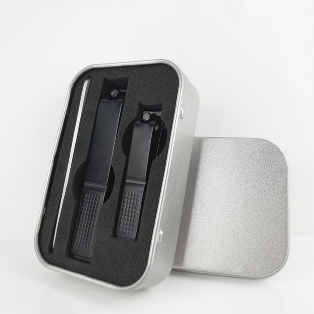 YASNI Gunting Kuku Nail Trimmer Manicure 3 PCS - SFZ2748 - Black