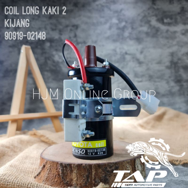 KOIL BOTOL PANJANG KAKI 2 KIJANG - IGNITION COIL LONG RESISTOR LUAR