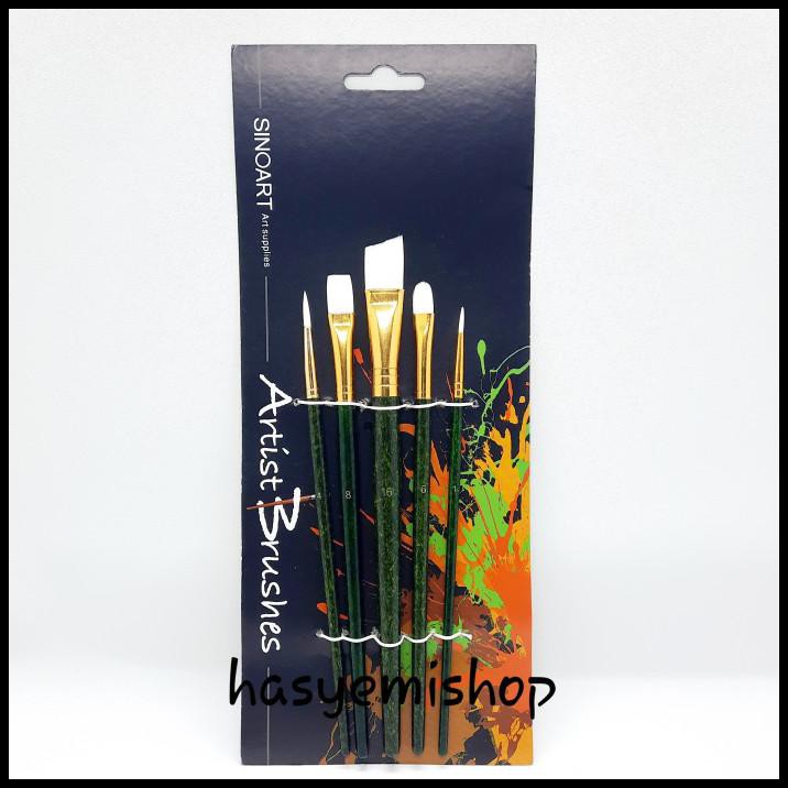 

Promo Kuas Sinoart Nylon Brush Set 5