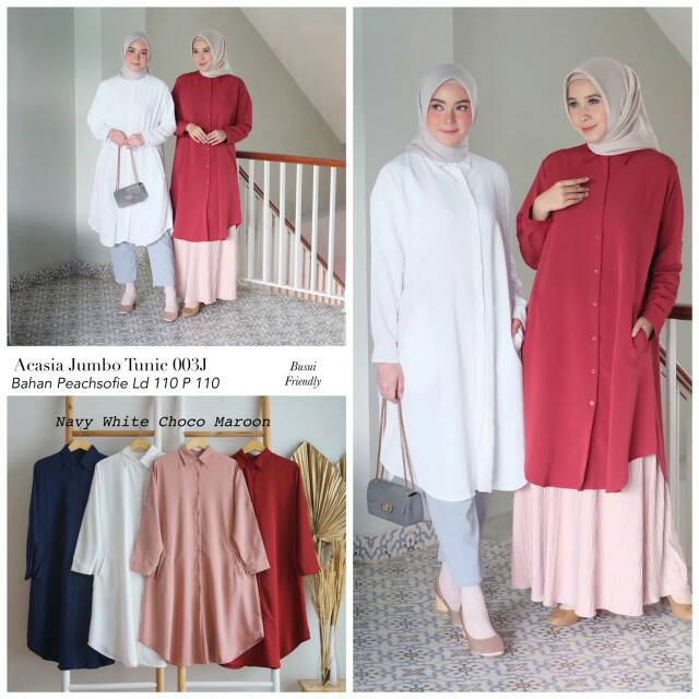 AFIFAH /ACASIA JUMBO TUNIC/ DESTY JUMBO TUNIK