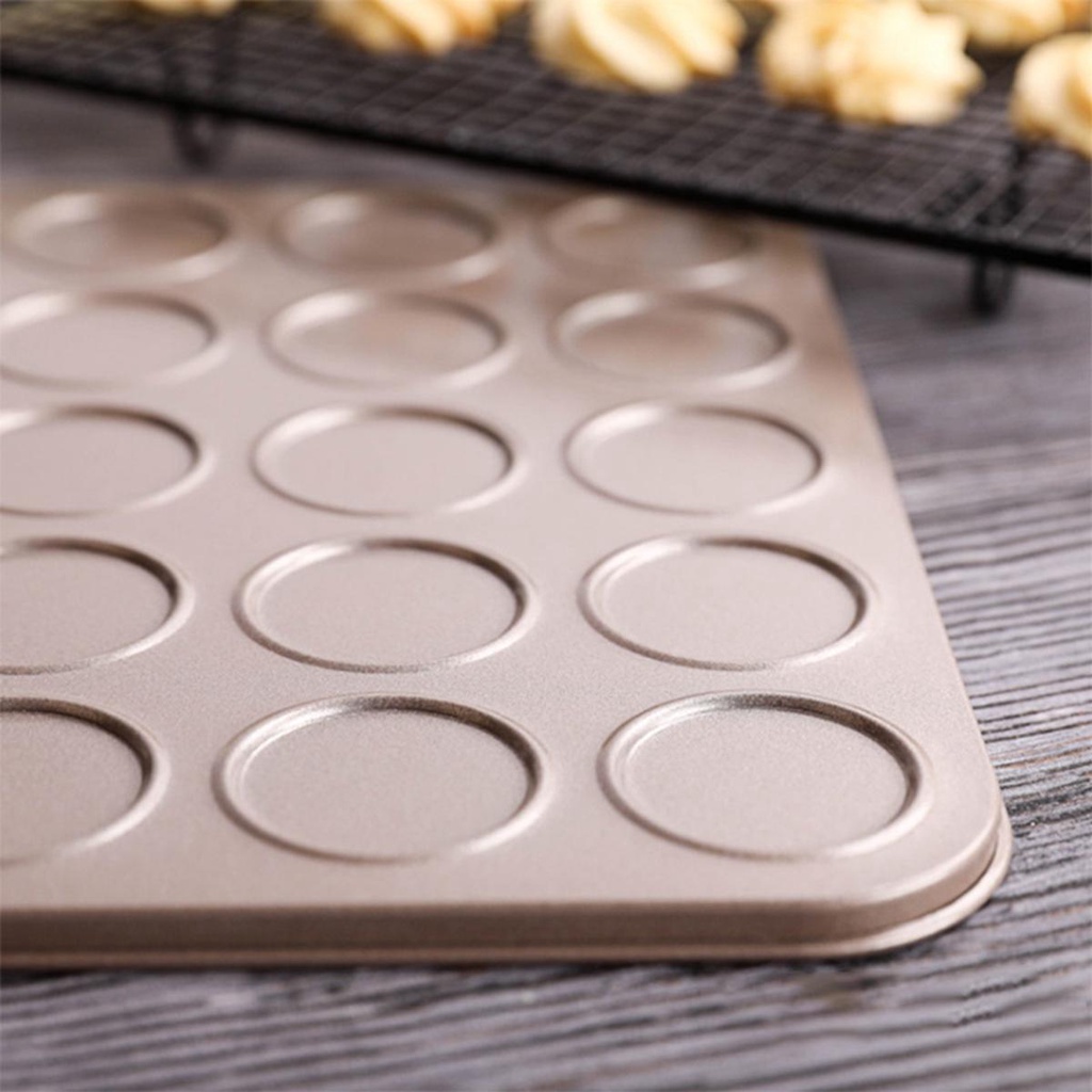 [Elegan] Panci Brioche Oven Bakeware Shallow Carbon Steel Anti Lengket Biscuit Pad