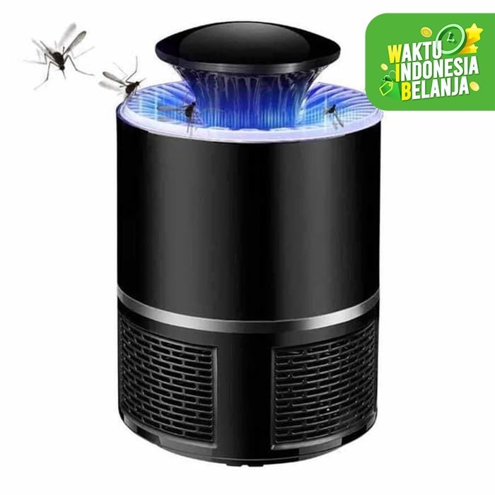 Perangkap Nyamuk Jebakan Lalat Kipas Lampu LED UV Ultraviolet Elektrik