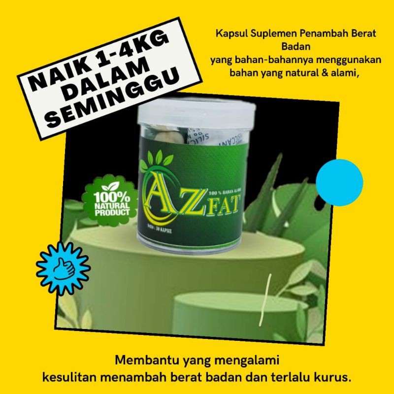 AZFAT, SUPLEMEN PENGGEMUK BADAN