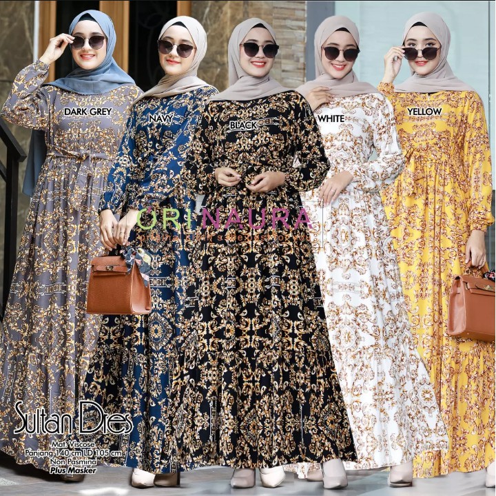 GAMIS MONALISA MOTIF SULTAN PREMIUM