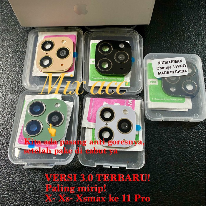 V3.0 FAKE Camera belakang iPhone 11 Pro Max for iPhone X