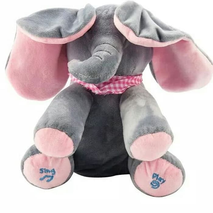 Boneka Gajah Peek A Boo atau Kado Mainan Anak Perempuan Boneka Peek A Boo