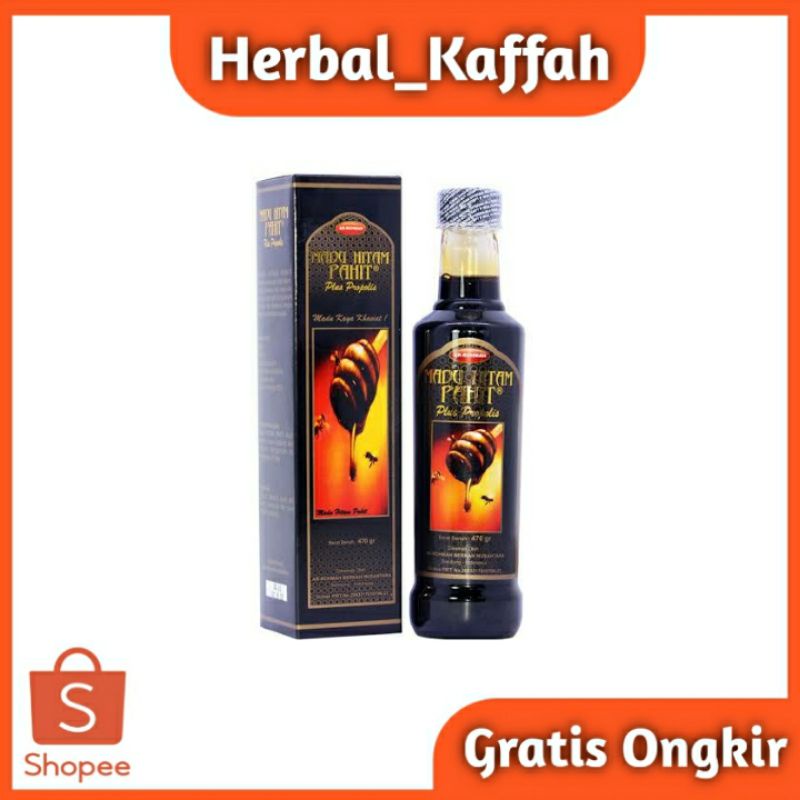 100% Madu Hitam Pahit ArRohmah  Ar Rohmah  ArRahmah  Ar Rahmah 460 gr