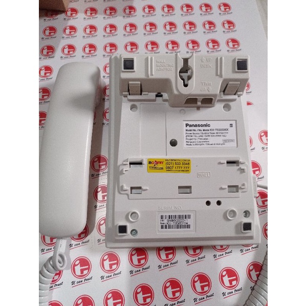 PESAWAT TELEPON KX-TS 505MX PUTIH SECOND Seperti baru 98% + klo ada Dus asli cuma No seri beda atau pake dus polos