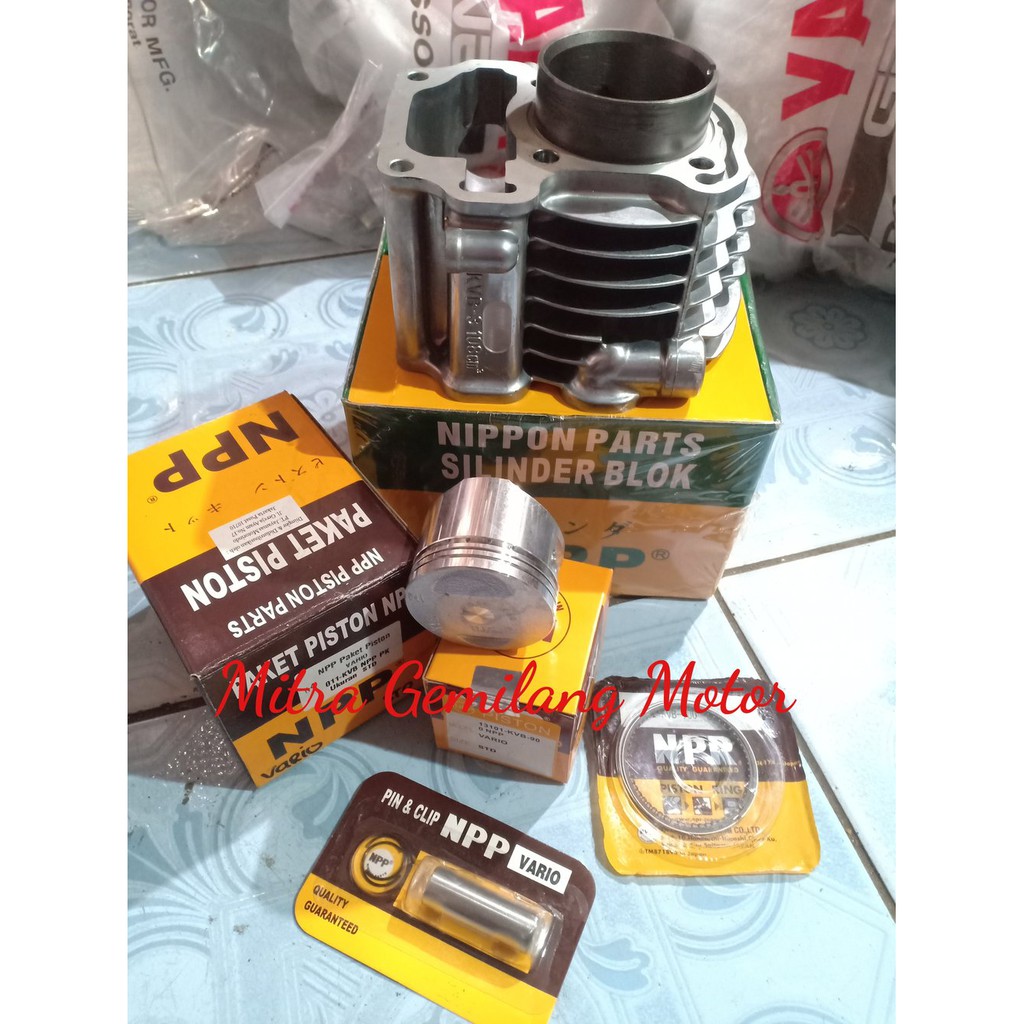 BLOK SEHER HONDA VARIO 110 KARBU CW PLUS PISTON KIT MERK NPP mki