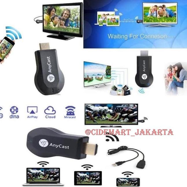 [100% ORIGINAL] ANYCAST DONGLE HDMI WIFI DISPLAY RECEIVER TV - HDMI DONGLE WIFI