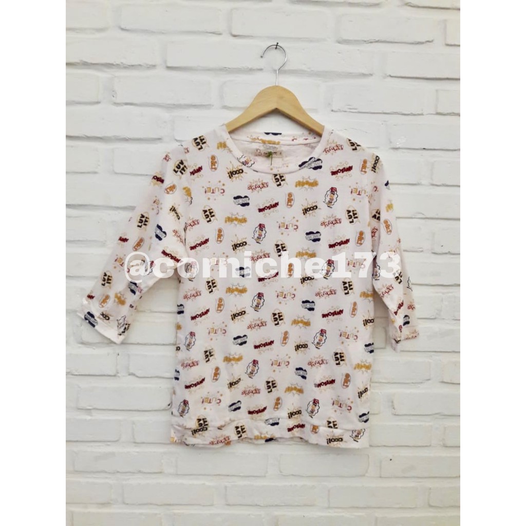 Corniche Letter Tee Cream - TV230782