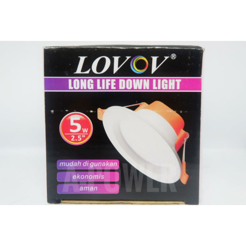 Lovov - LED Downlight 5W (Kuning)