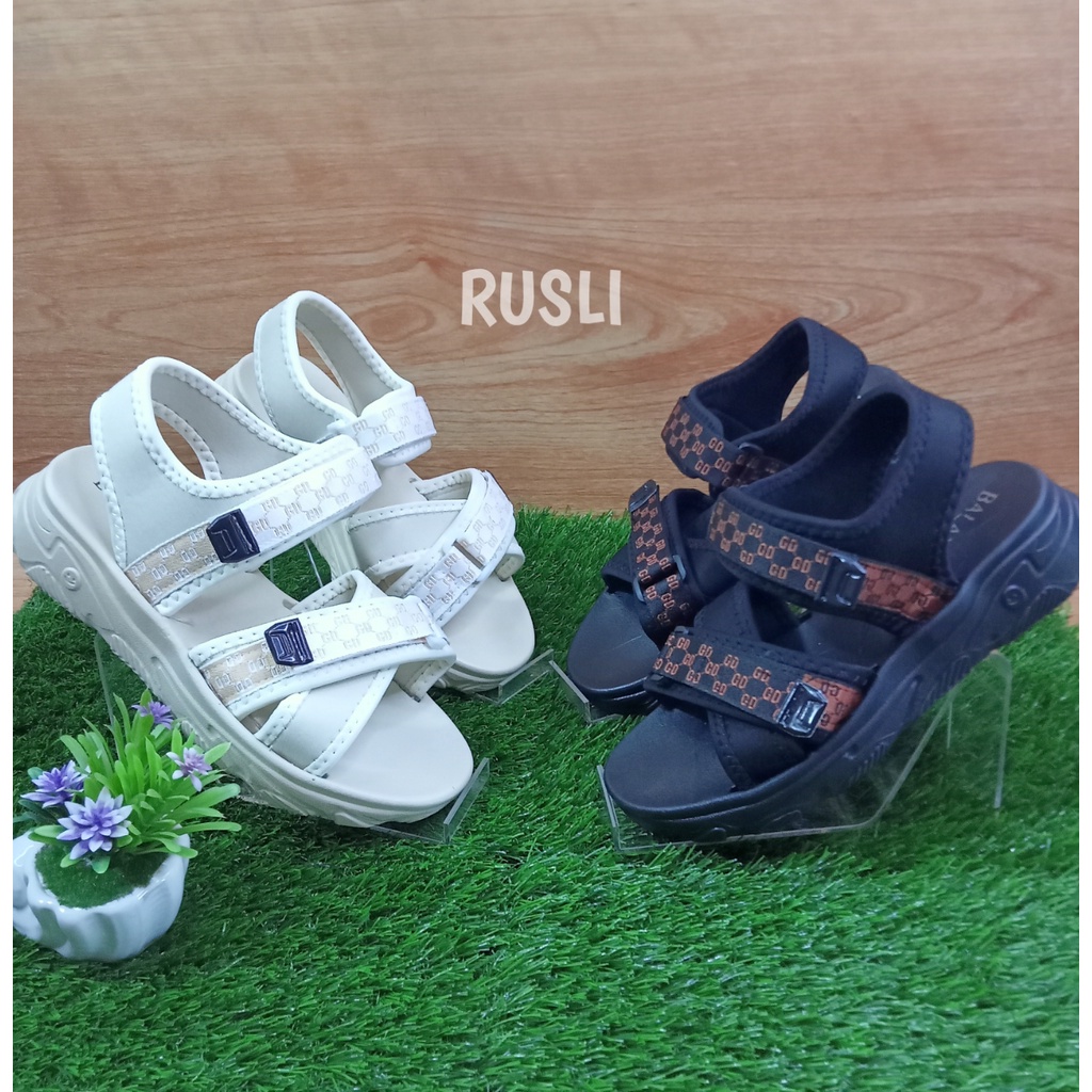 (COD) Sandal Gunung Jelly Import Sol Tebal Lembut Balance  6625/1216