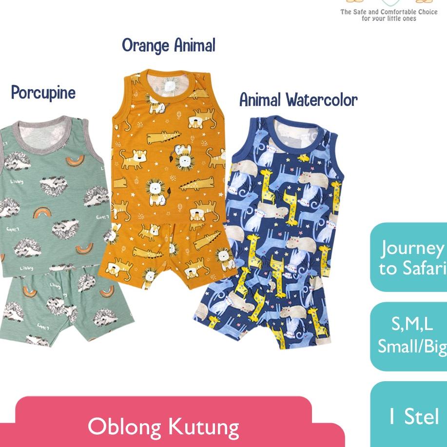 LIBBY Stelan Oblong Kutung Motif Journey To Safari (1 stel/set)