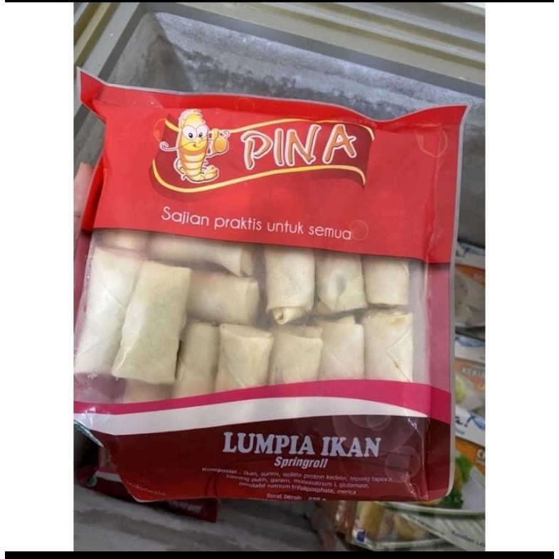 

Lumpia Ikan Pina / Spring roll kemasan 250 gram