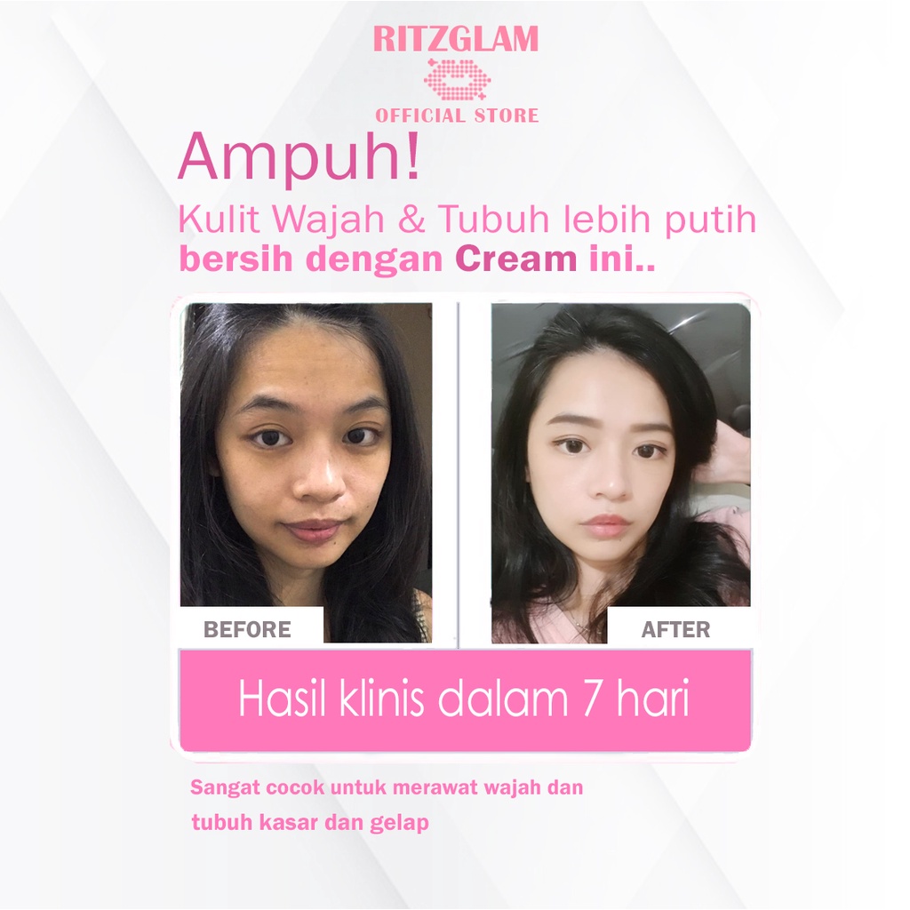 RITZGLAM Collagen Brightening Face &amp; Body + Underarm White Glow Brightening