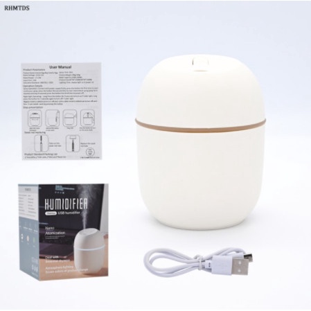 Humidifier Udara Purifier Air Diffuser Portable Penjernih Ruang 220ml