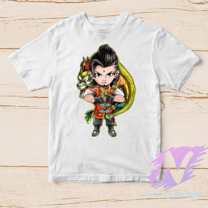 kaos anak mobile legends hero chou baju anak chou