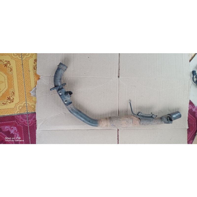 leher knalpot gulubanyak cb150r cbr150r new facelift pipa knalpot original