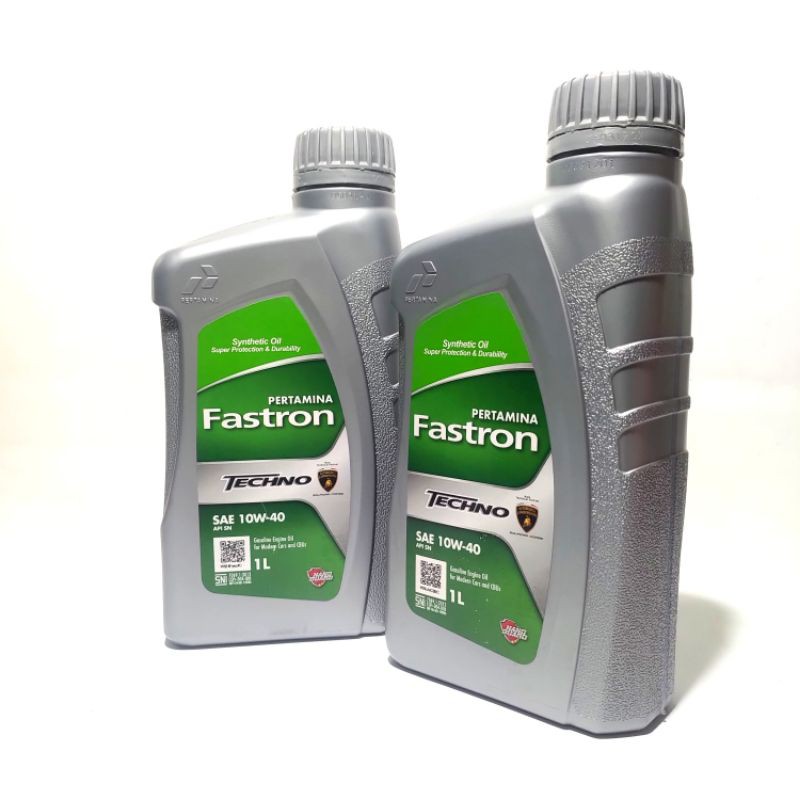 Oli Pertamina Fastron Techno Hijau Ijo SAE 10W-40 API SN 1000mL 1Liter