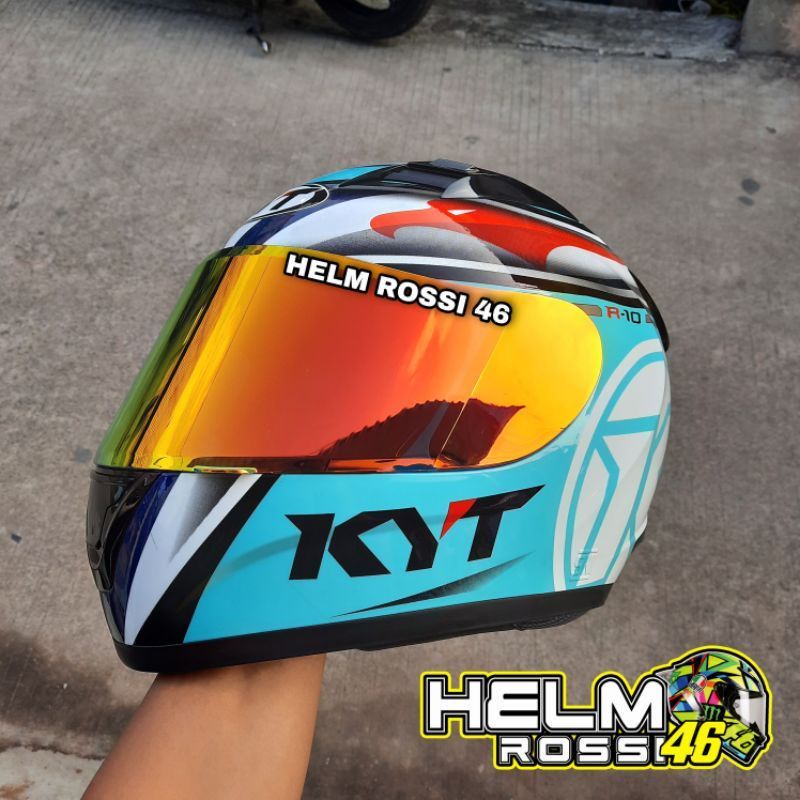 Kaca Flat visor  Helm Kyt Vendetta Falcon Fr 2 Flat Visor - Kaca Helm Kyt Vendetta Norisk - Flat Visor Kyt Vendetta - Kaca Visor Helm Kyt Falcon Fr Full