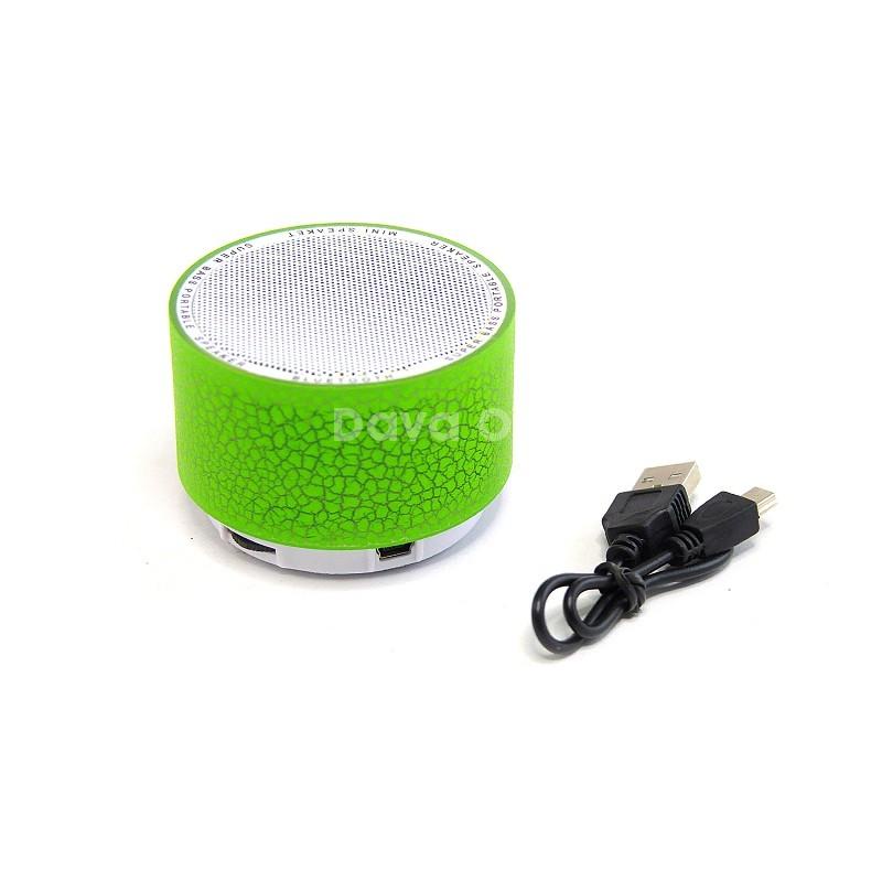 SPEAKER MINI SUPER BASS WIRELESS/BLUETOOTH MURAH 20 RIBUAN MOTIF MARMER FULL LAMPU LED BISA COD - TEKNO KITA