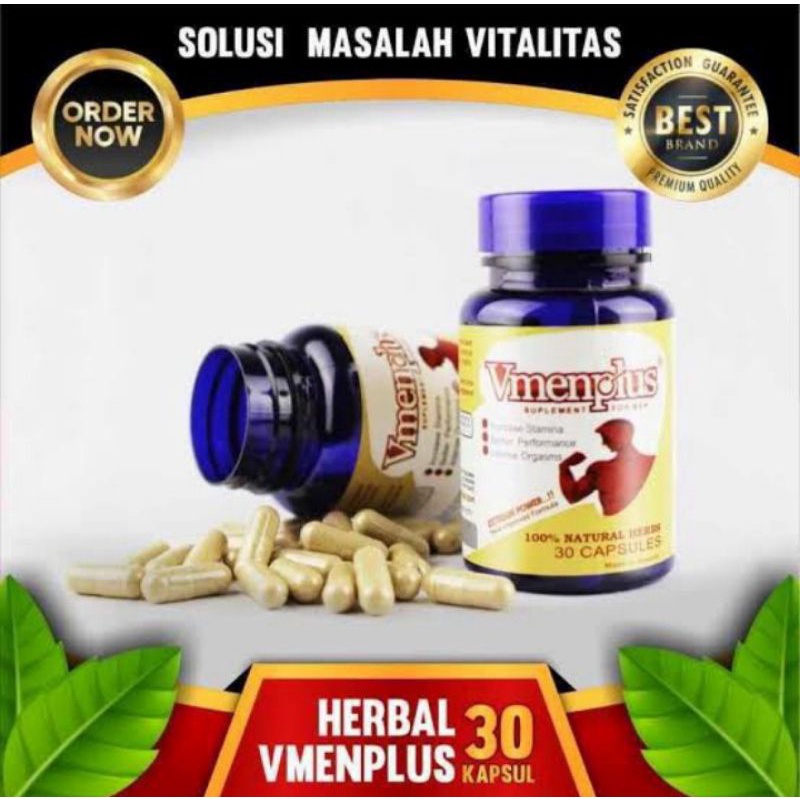 PRODUK OBAT HERBAL ASLI ORIGINAL VMENPLUS-VMEN PLUS KEKUATAN PRIA UNTUK ISTRI TERCINTA