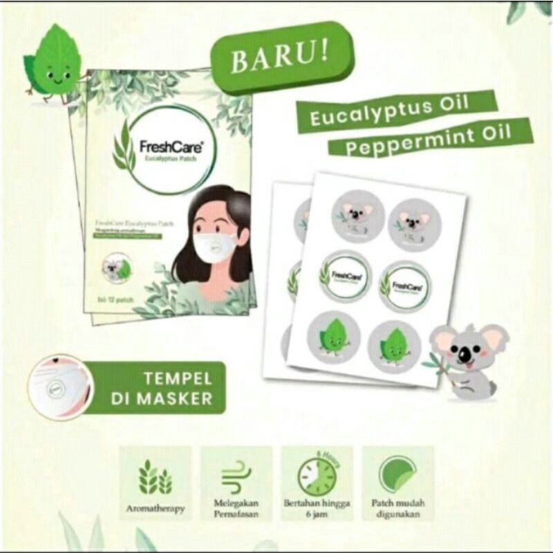 STICKER MASKER FRESHCARE 1 PATCH ISI 12 STICKER