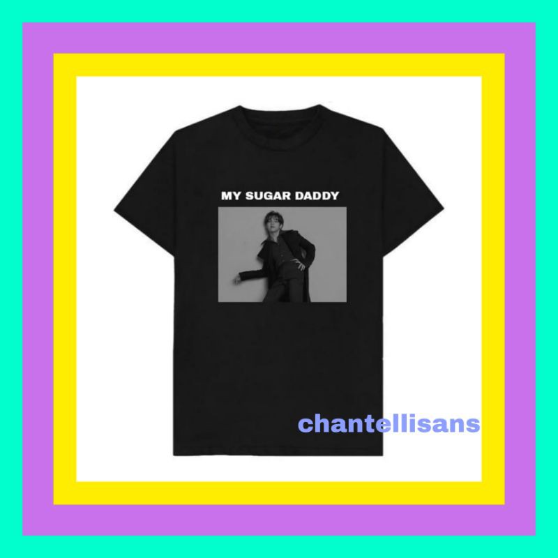 (PRE ORDER )KAOS SUGAR DADDY  KTH /  Tshirt sugar daddy/ BTS kaos