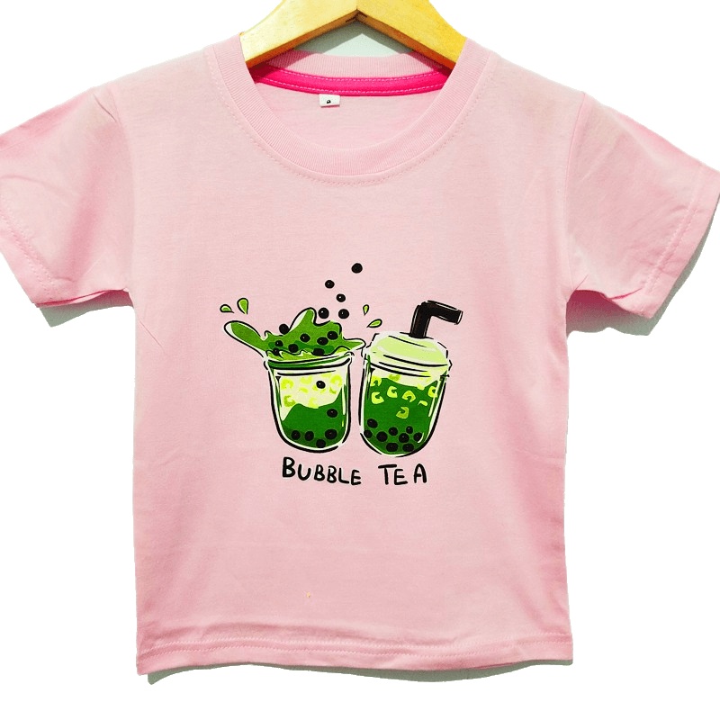 Kaos anak Bubble tea BOBA 2