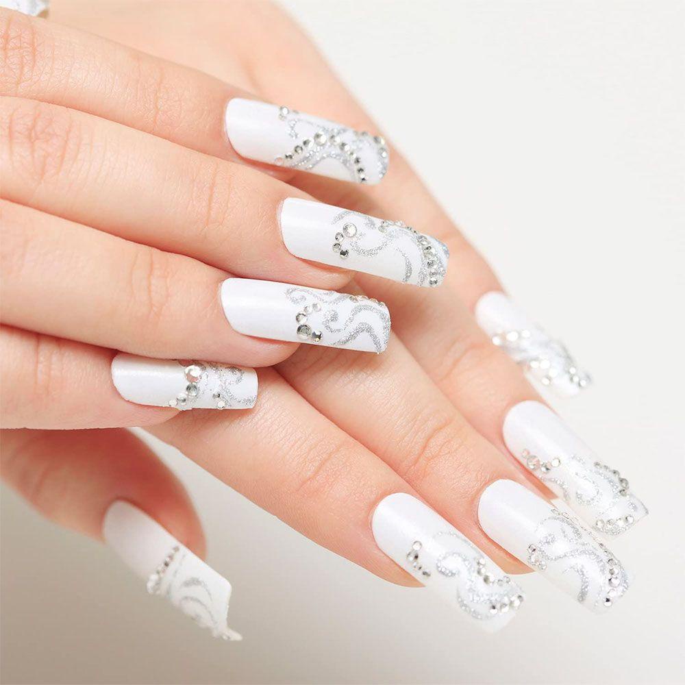 Mxbeauty Kuku Rhinestones Set Warna-Warni Multi Bentuk AB Kaca Flatback Rhinestones Pesona Shiny Tweezer Manicure