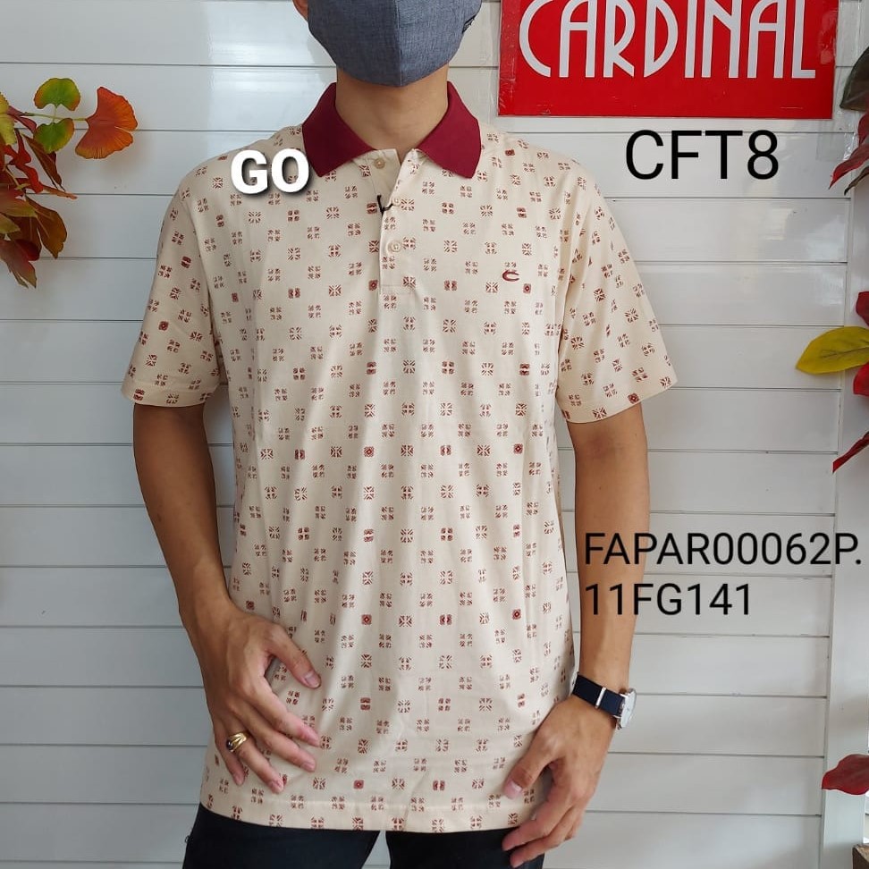 gos  CFT CARDINAL FORMAL TSHIRT Pakaian Pria Atasan Kaos Polo T-shirt Casual Original Lengan Pendek