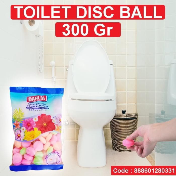 NEW TOILET DISK BALL 300GR Kamper pewangi kamar mand pengusir tikus kecoa